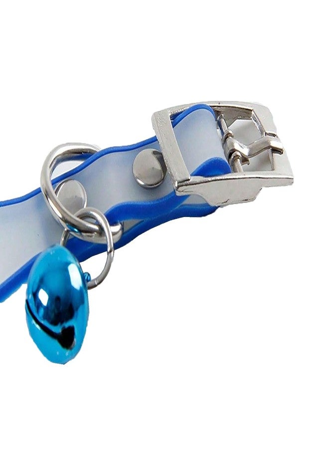 PET FUN Adjustable Dog & Cat Collar | Durable, Stylish, and Comfortable Pet Collar with Secure Buckle & Leash Attachment | Ideal for Small to Large Pets (10 MM, PVC Collar) (Pack of 2) - Image 3